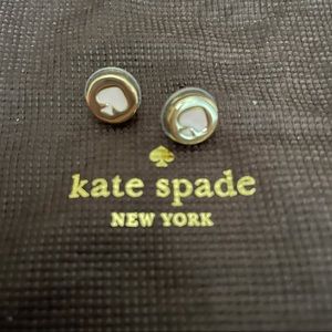 Kate Spade Pink Logo Studs